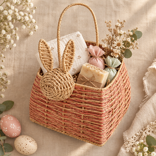 Rabbit Rafia basket
