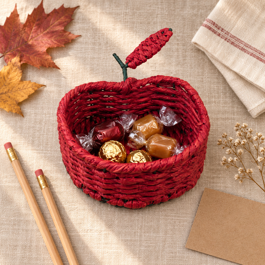 Apple Rafia Basket