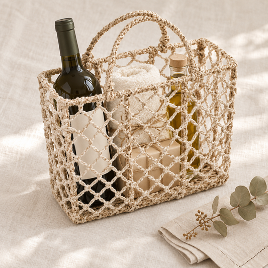 Cotton rope Hamper basket
