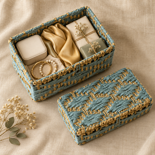 Cotton rope & Jute Boxes