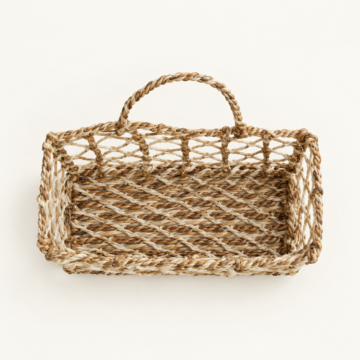 Cotton rope square Hamper basket