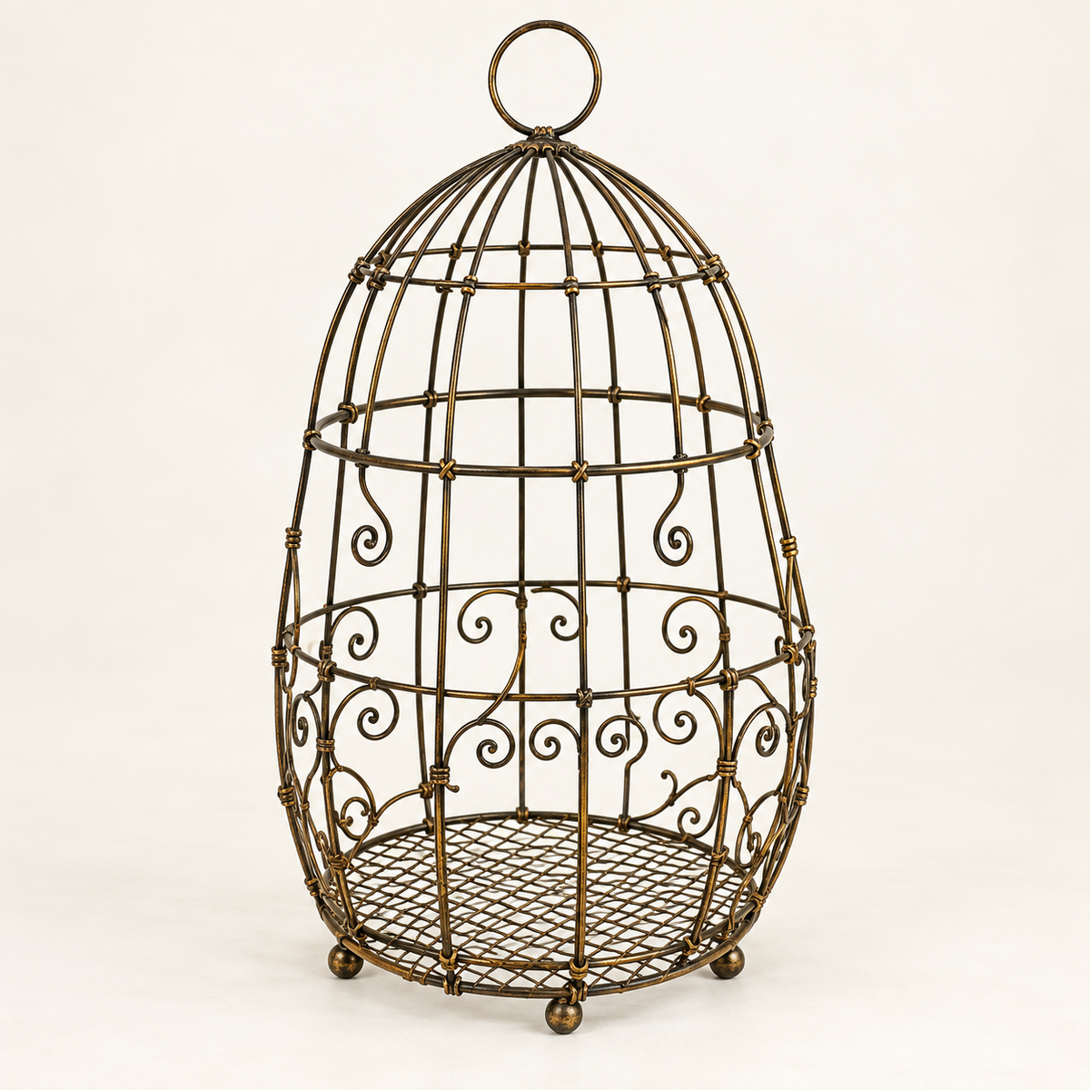 Iron Stand Basket