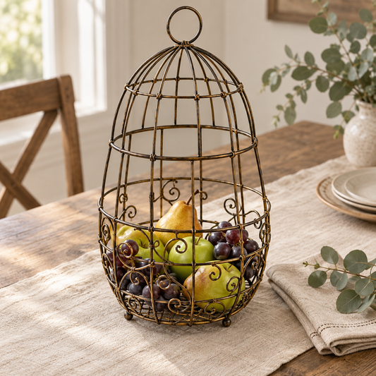 Iron Stand Basket