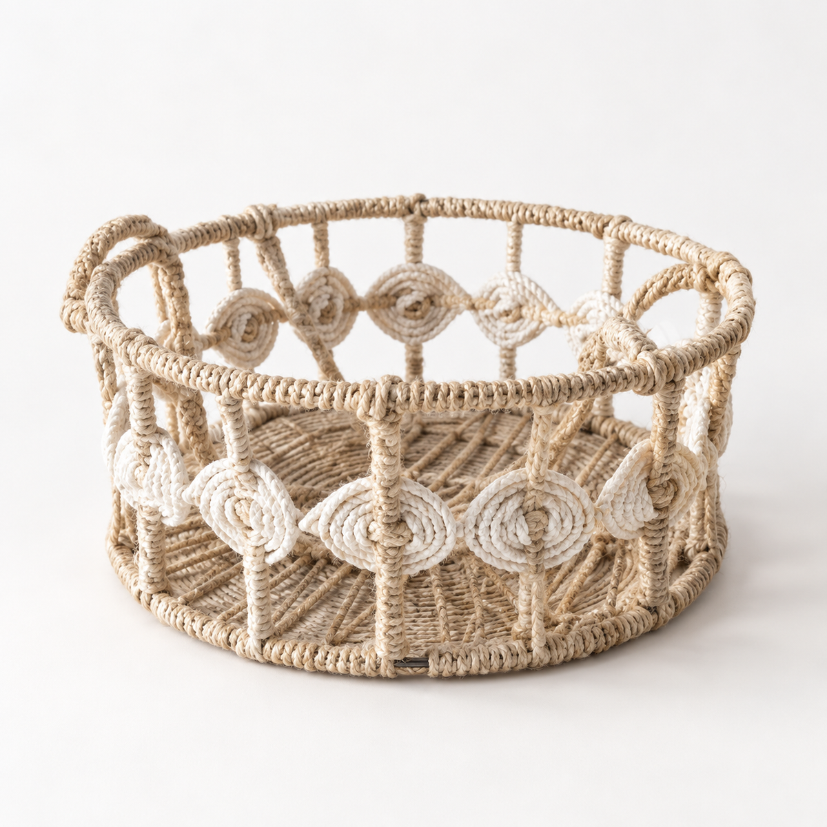 Cotton Round rope baskets
