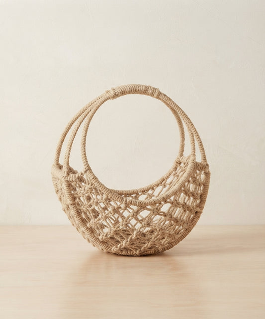 Large Round Shape Jute Storage Basket
