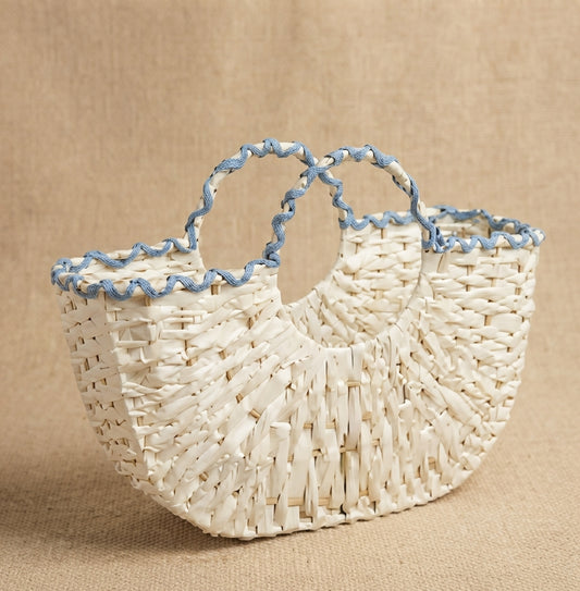 Hand-woven Tote Handbag Retro Beach Bags