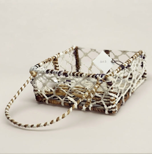 Cotton rope square Hamper basket