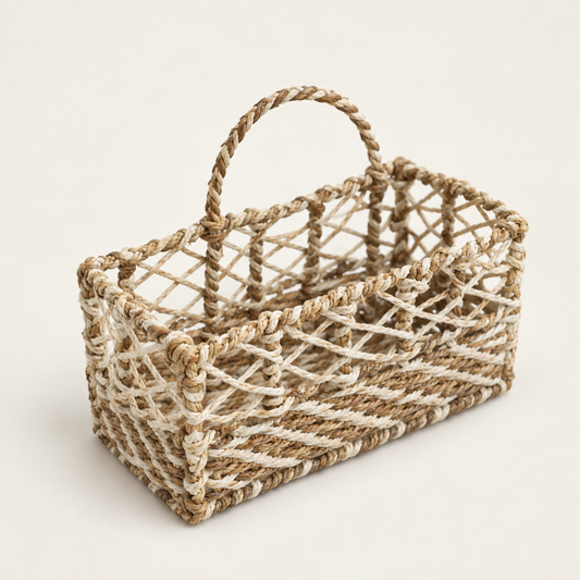 Cotton rope square Hamper basket