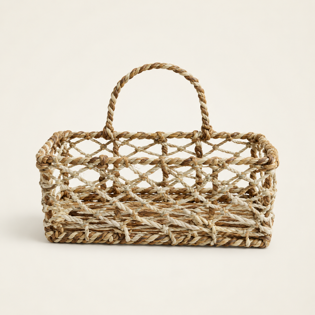 Cotton rope square Hamper basket